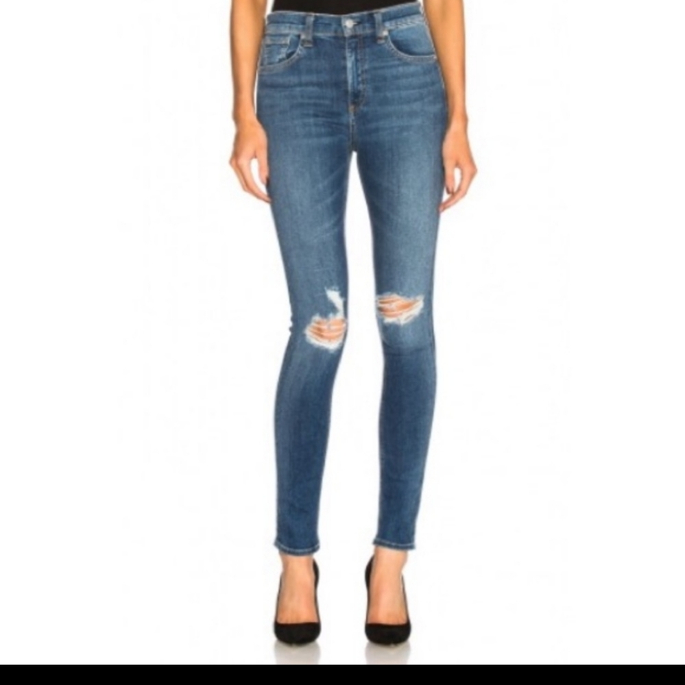 Rag and Bone high rise skinny jeans